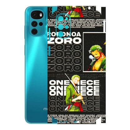Motorola Phone Skins (All Models) - One Piece Zoro - 3D Embossed Finish (L-250) Motorola Moto G22