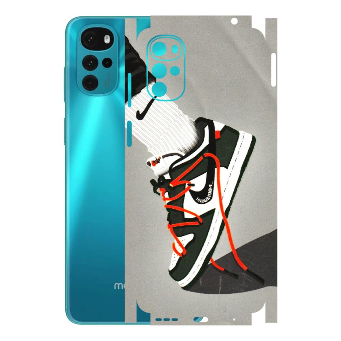 Motorola Phone Skins (All Models) - New Grey Sneaker - 3D Embossed Finish (L-261) Motorola Moto G22