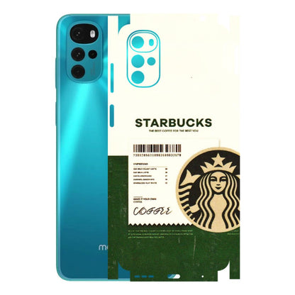 Motorola Phone Skins (All Models) - Starbucks Barcode - 3D Embossed Finish (L-308) Motorola Moto G22