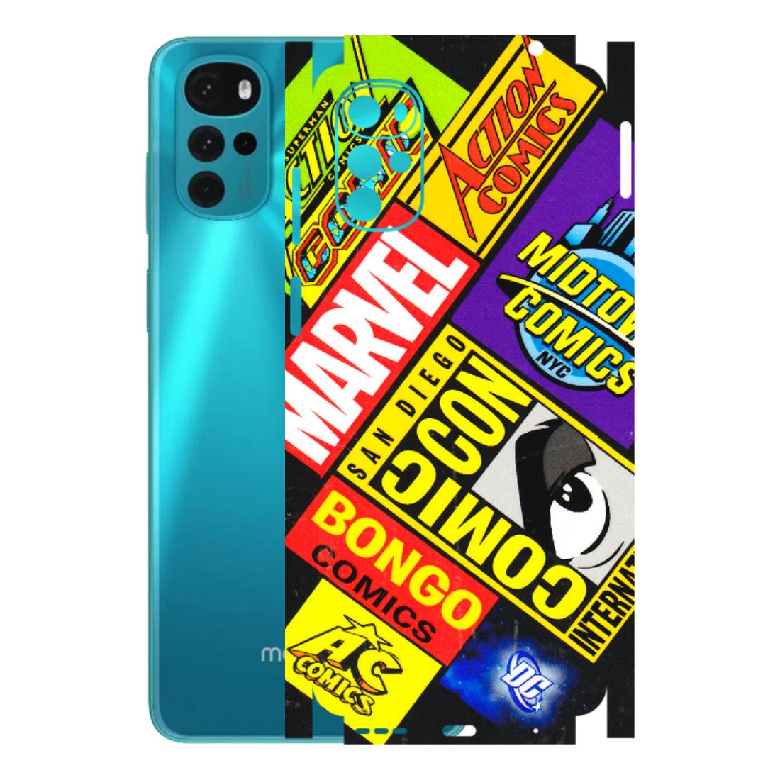 Motorola Phone Skins (All Models) - Bongo Comic Con - 3D Embossed Finish (L-325) Motorola Moto G22