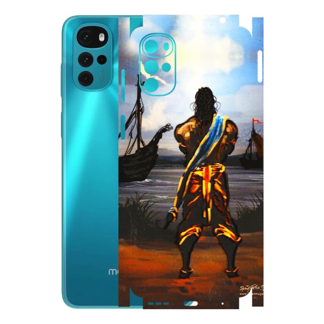 Motorola Phone Skins (All Models) - Heavenly God Figure - 3D Embossed Finish (L-34) Motorola Moto G22