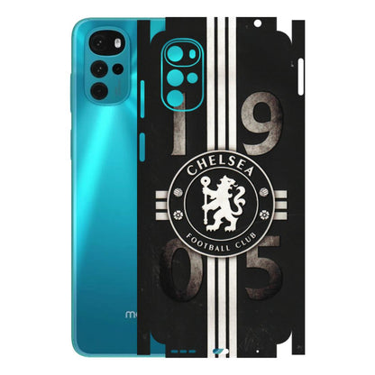 Motorola Phone Skins (All Models) - Chelsea Fan Club - 3D Embossed Finish (L-36) Motorola Moto G22