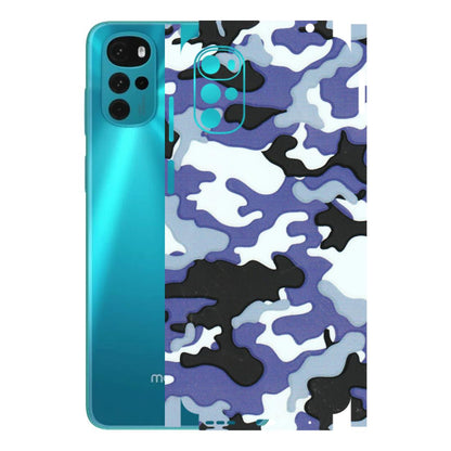 Motorola Phone Skins (All Models) - Powerfull Military Camoflauge - 3D Embossed Finish (L-49) Motorola Moto G22