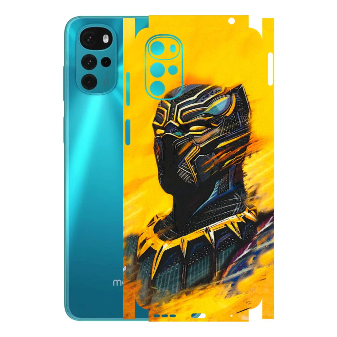 Motorola Phone Skins (All Models) - Yellow Panther - 3D Embossed Finish (L-54) Motorola Moto G22