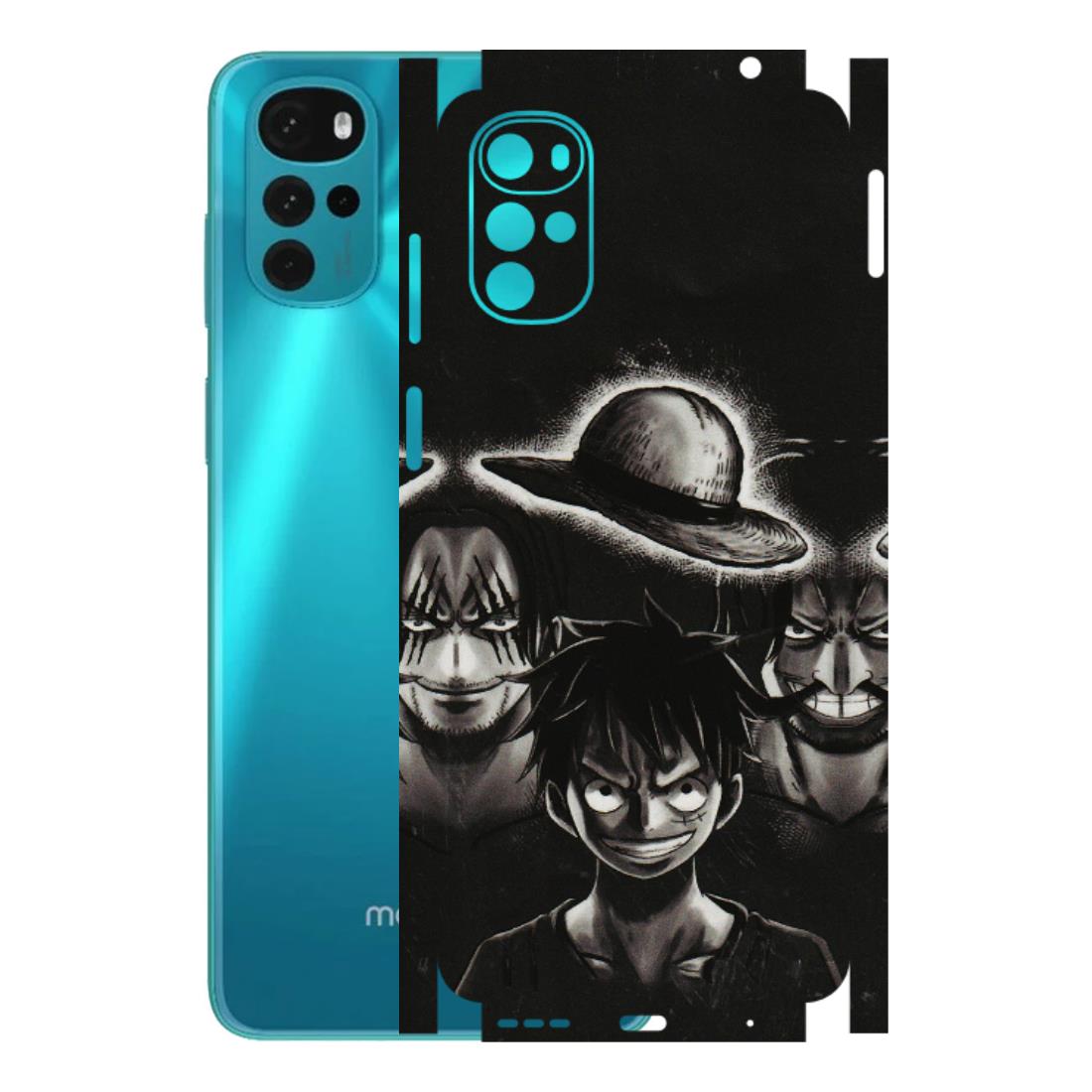 Motorola Phone Skins (All Models) - Black Luffy Hat - 3D Embossed Finish (L-57) Motorola Moto G22