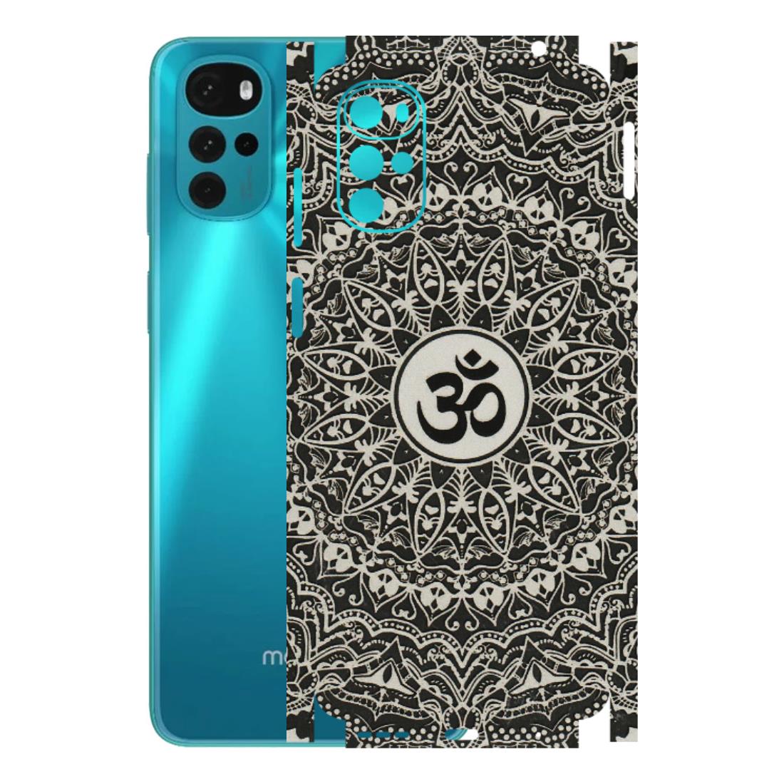 Motorola Phone Skins (All Models) - Aum Elegant Mandala - 3D Embossed Finish (L-62) Motorola Moto G22
