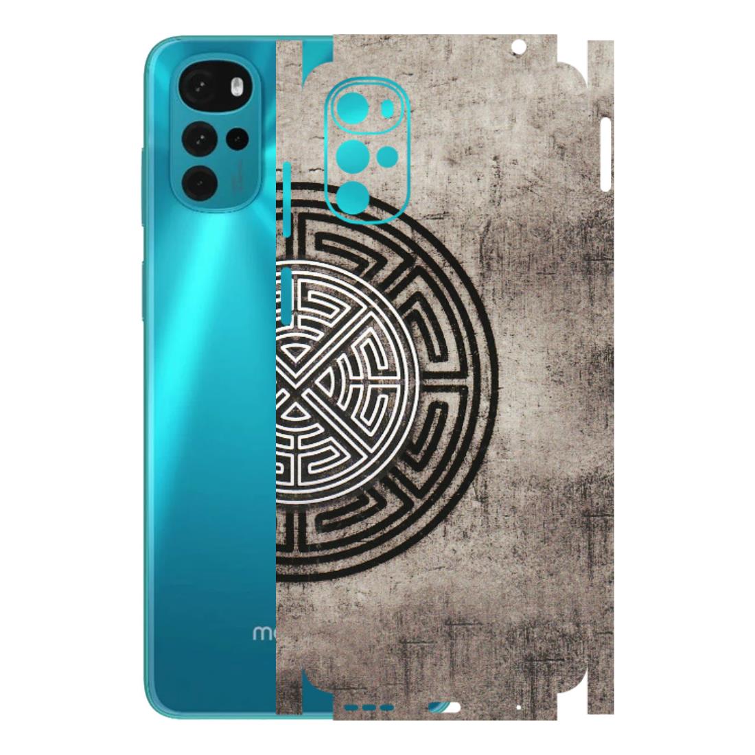 Motorola Phone Skins (All Models) - Mysterious Circular Design - 3D Embossed Finish (L-63) Motorola Moto G22