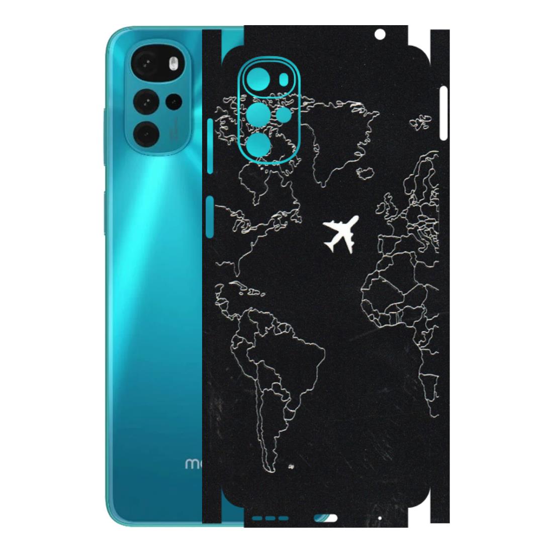 Motorola Phone Skins (All Models) - Never Ending Travel - 3D Embossed Finish (L-79) Motorola Moto G22