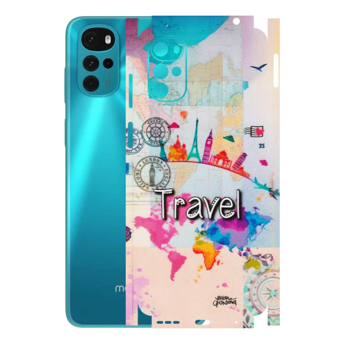 Motorola Phone Skins (All Models) - Travel The Wonders - Matte Finish (M-108) Motorola Moto G22