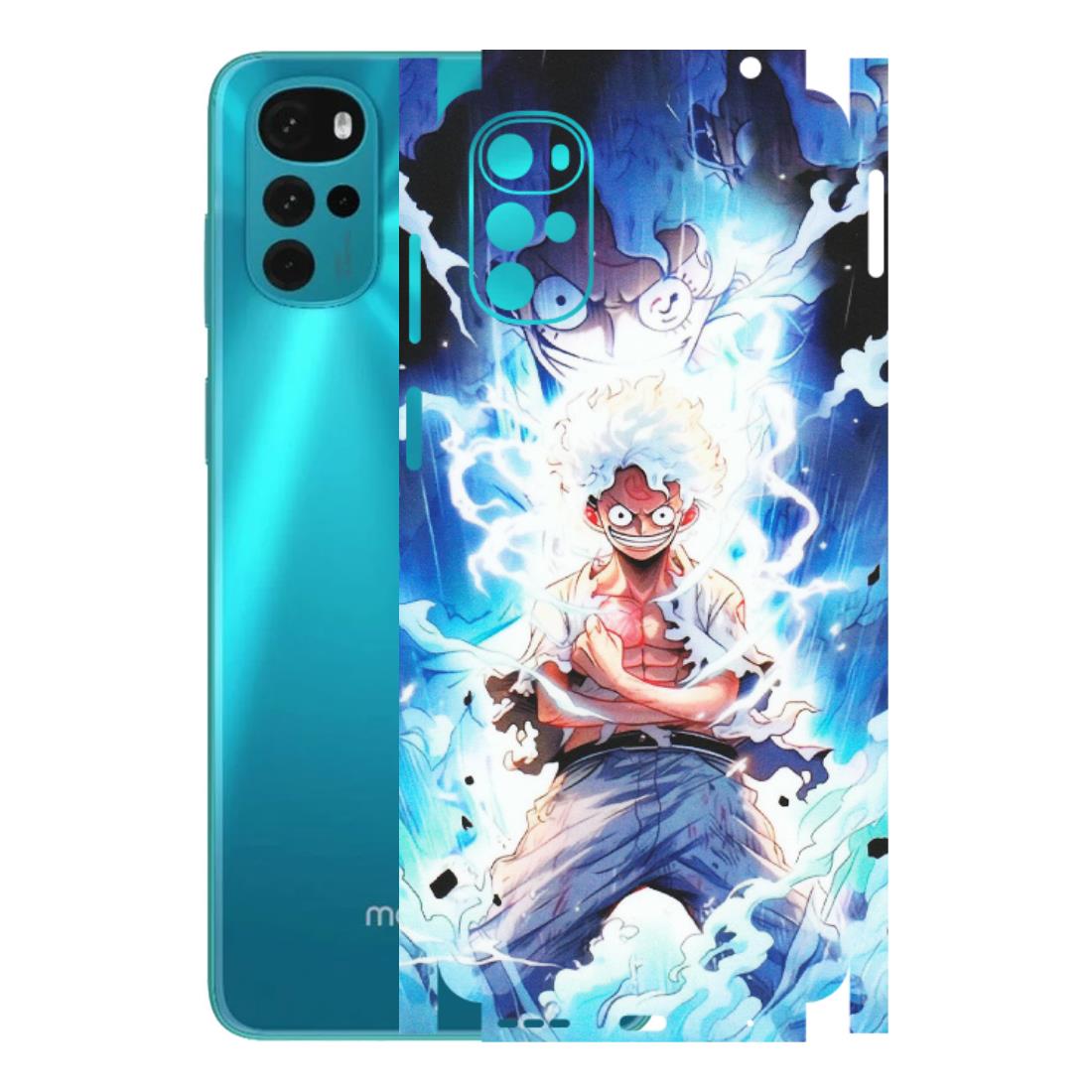 Motorola Phone Skins (All Models) - Blue Thunder Luffy Anime - Matte Finish (M-132) Motorola Moto G22