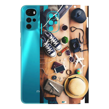 Motorola Phone Skins (All Models) - Travel Wanderlust - Matte Finish (M-133) Motorola Moto G22