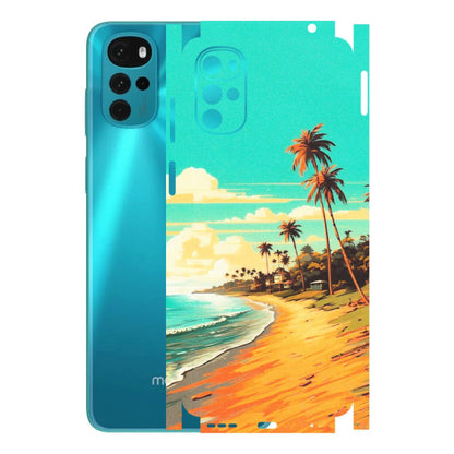 Motorola Phone Skins (All Models) - Miami Beach - Matte Finish (M-136) Motorola Moto G22