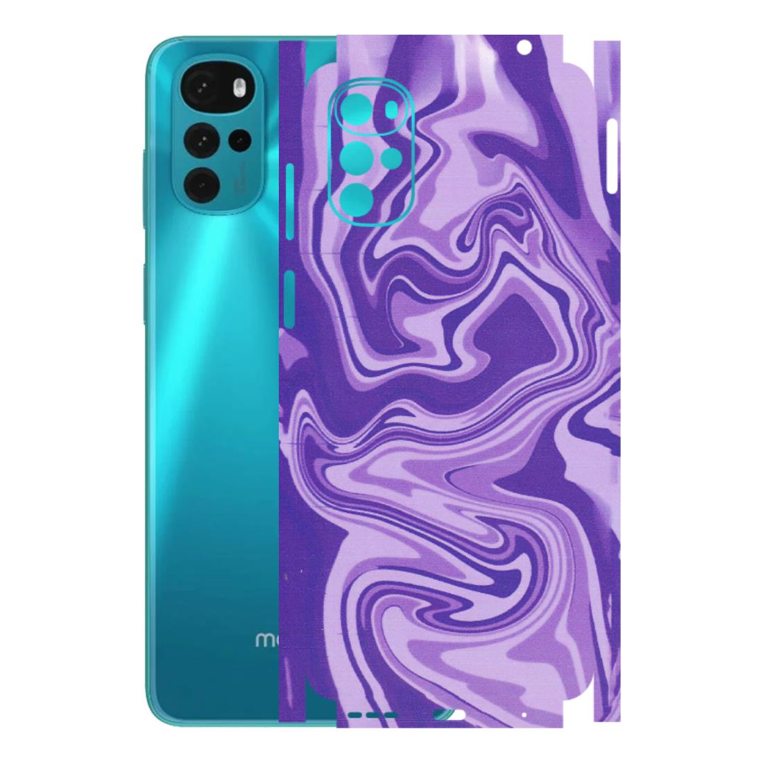 Motorola Phone Skins (All Models) - Hazy Purple Nights - Matte Finish (M-14) Motorola Moto G22