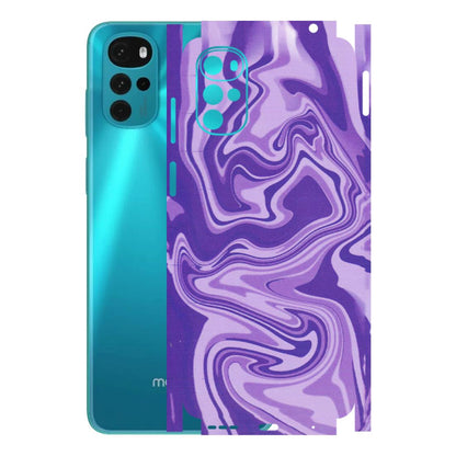 Motorola Phone Skins (All Models) - Hazy Purple Nights - Matte Finish (M-14) Motorola Moto G22