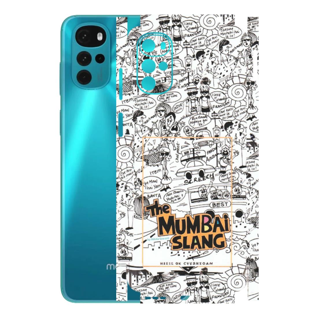 Motorola Phone Skins (All Models) - The Mumbai Slang - Matte Finish (M-142) Motorola Moto G22