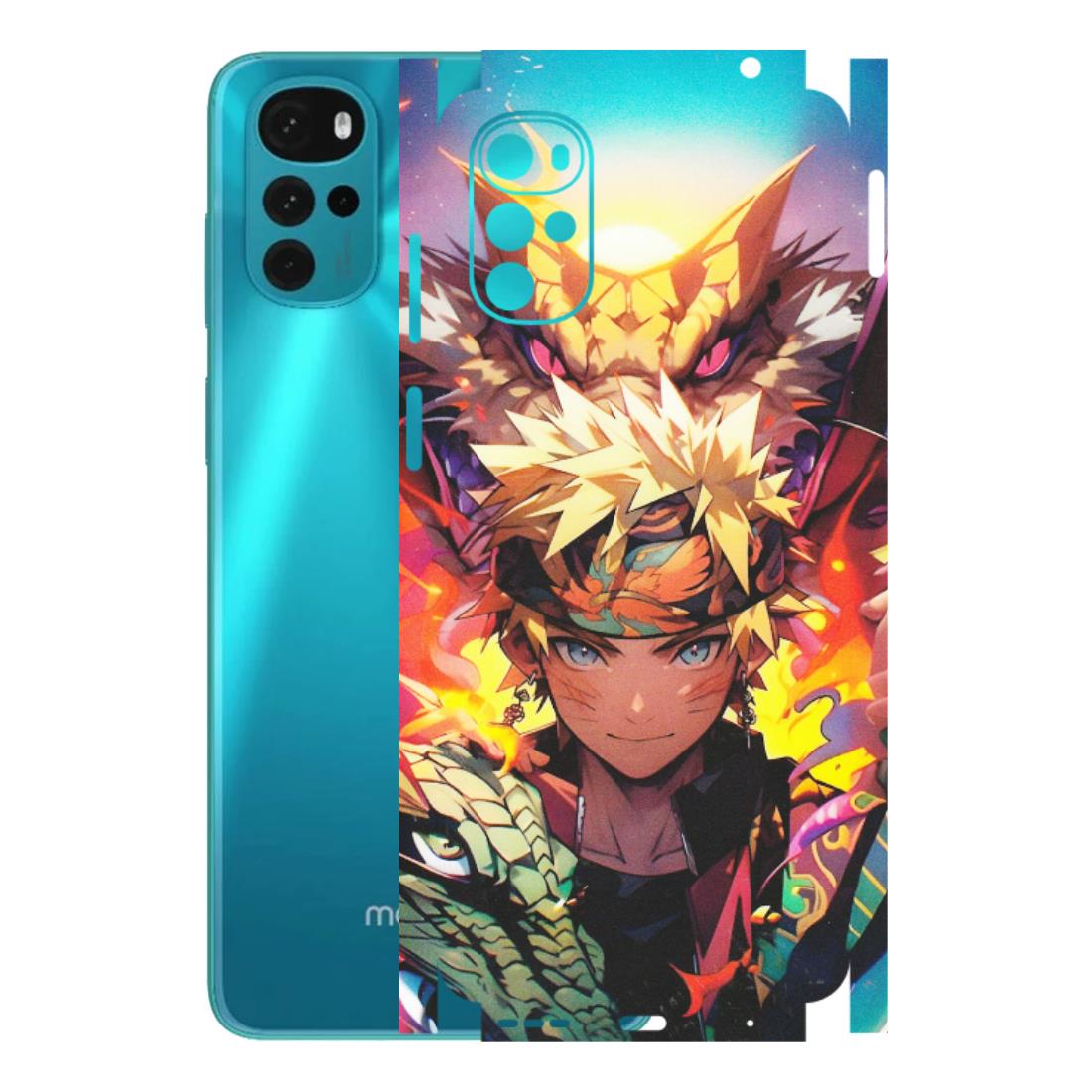 Motorola Phone Skins (All Models) - Angry Naruto Anime - Matte Finish (M-148) Motorola Moto G22