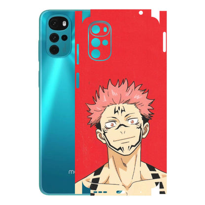 Motorola Phone Skins (All Models) - Ryomen Sukuna Fun Anime - Matte Finish (M-153) Motorola Moto G22
