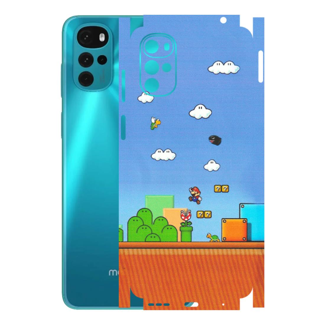 Motorola Phone Skins (All Models) - Mario Game Scene - Matte Finish (M-24) Motorola Moto G22