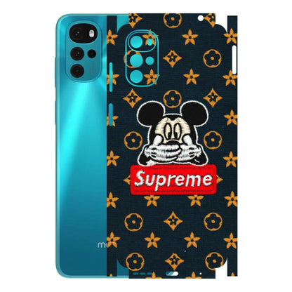Motorola Phone Skins (All Models) - Mickey Supreme - Matte Finish (M-83) Motorola Moto G22