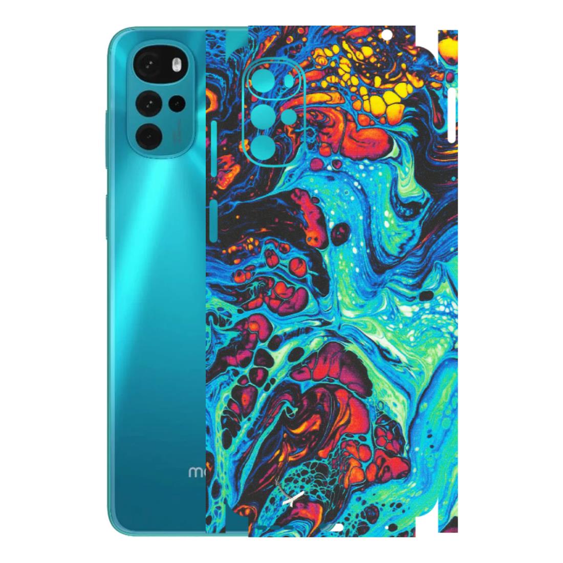 Motorola Phone Skins (All Models) - Majestic Galactic Marbel - Matte Finish (M-85) Motorola Moto G22