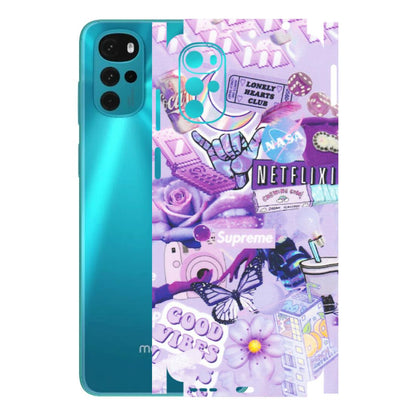 Motorola Phone Skins (All Models) - Supreme Purple Magic - Matte Finish (M-88) Motorola Moto G22