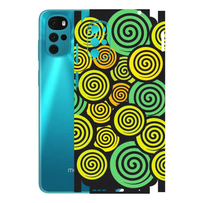 Motorola Phone Skins (All Models) - Crazy Spiral - Matte Finish (M-91) Motorola Moto G22