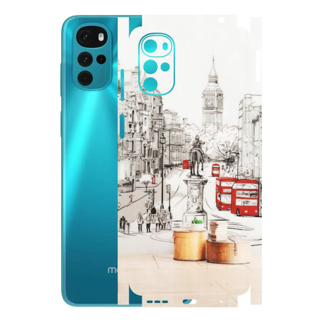 Motorola Phone Skins (All Models) - London Street - Transparent Finish (T-02) Motorola Moto G22