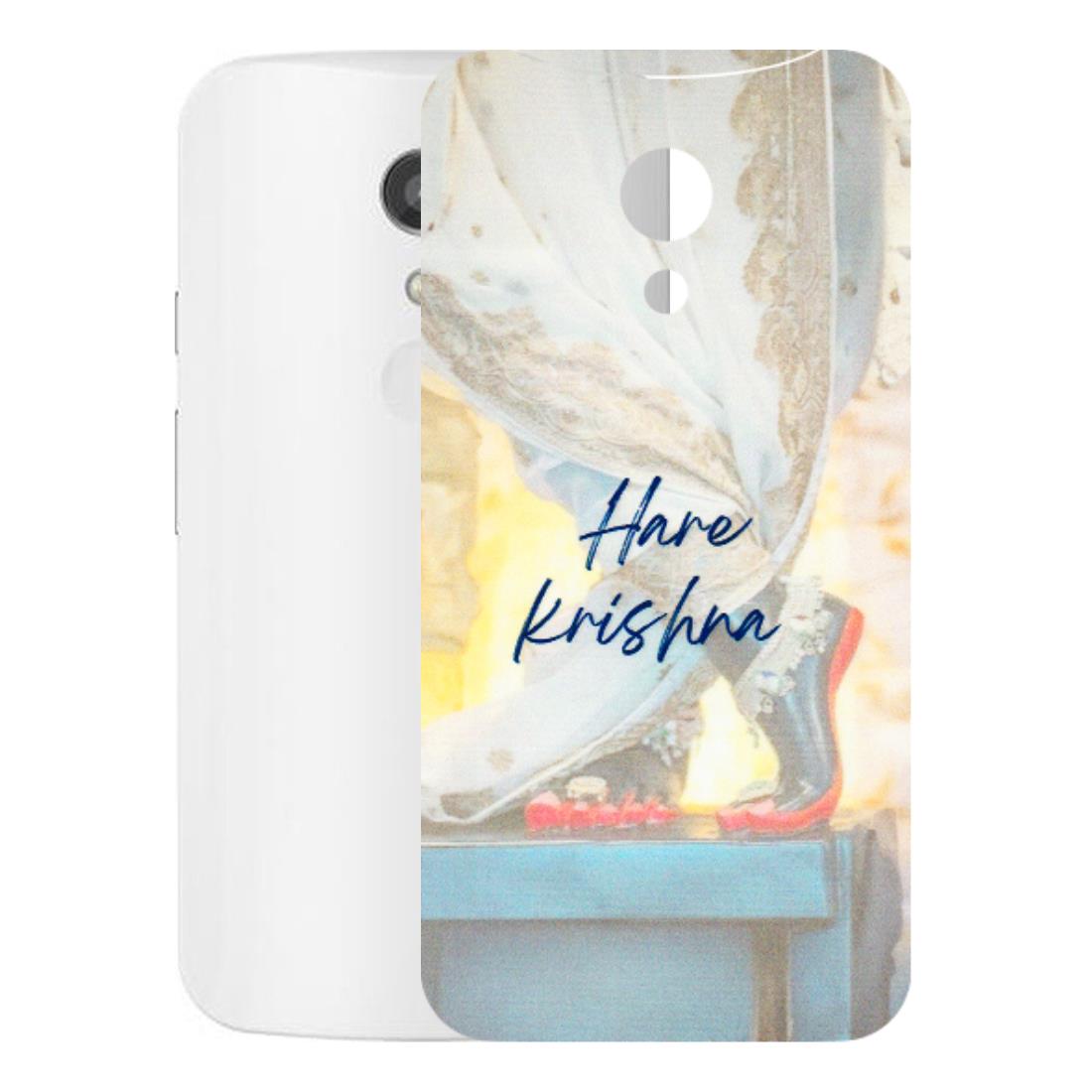 Motorola Phone Skins (All Models) - Hare Krishna - 3D Embossed Finish (L-03) Motorola Moto G2