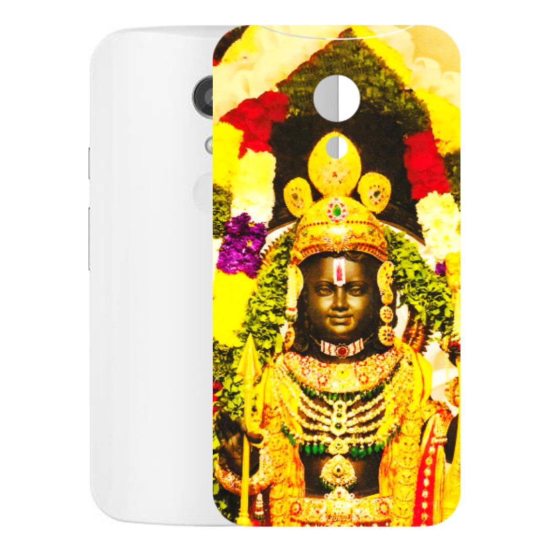 Motorola Phone Skins (All Models) - Ram Lalla Ayodhya - 3D Embossed Finish (L-103) Motorola Moto G2