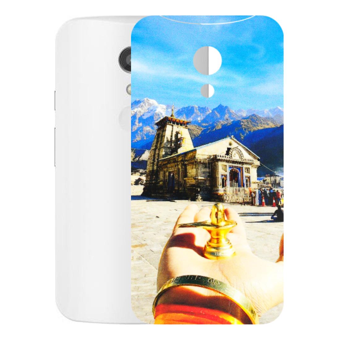 Motorola Phone Skins (All Models) - Beauty of Kedarnath - 3D Embossed Finish (L-108) Motorola Moto G2