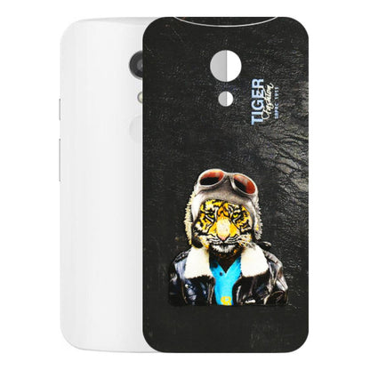 Motorola Phone Skins (All Models) - Rider Tiger - 3D Embossed Finish (L-113) Motorola Moto G2