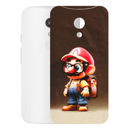 Motorola Phone Skins (All Models) - Little Mario - 3D Embossed Finish (L-119) Motorola Moto G2