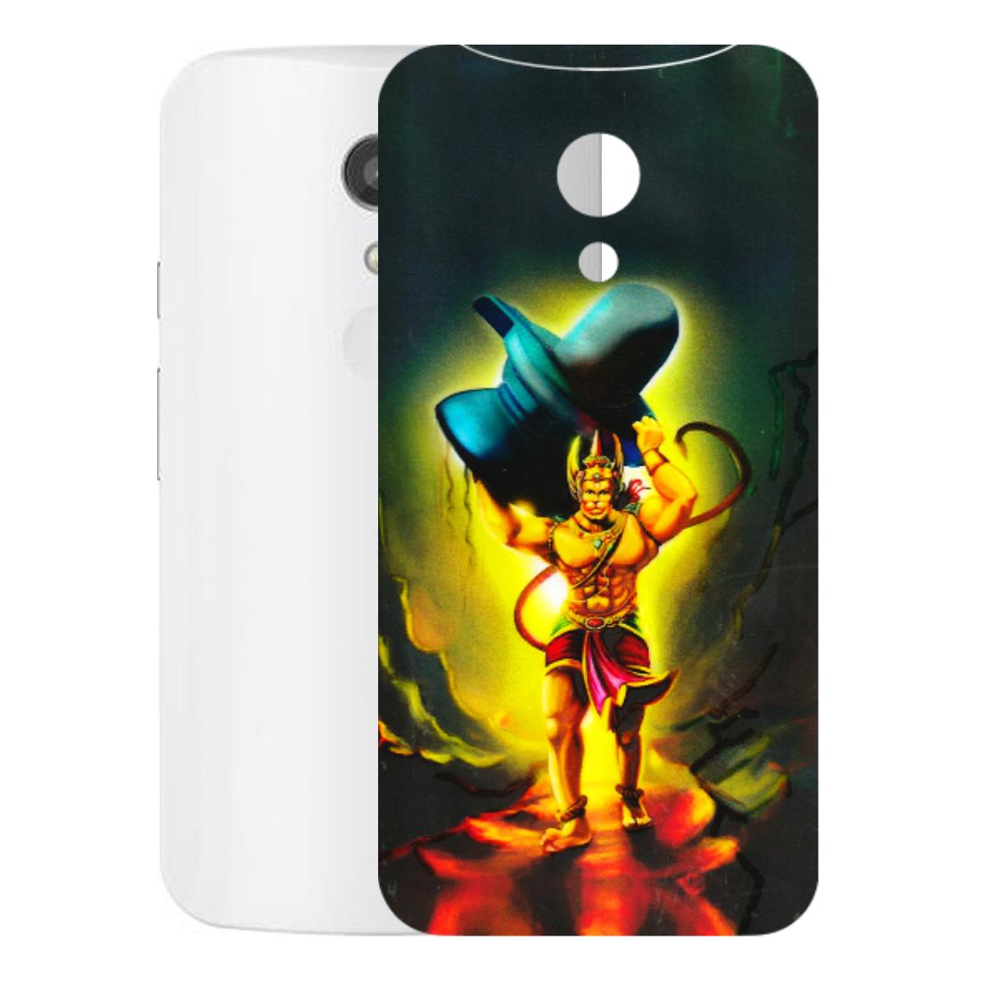 Motorola Phone Skins (All Models) - Hanuman Ji - 3D Embossed Finish (L-128) Motorola Moto G2