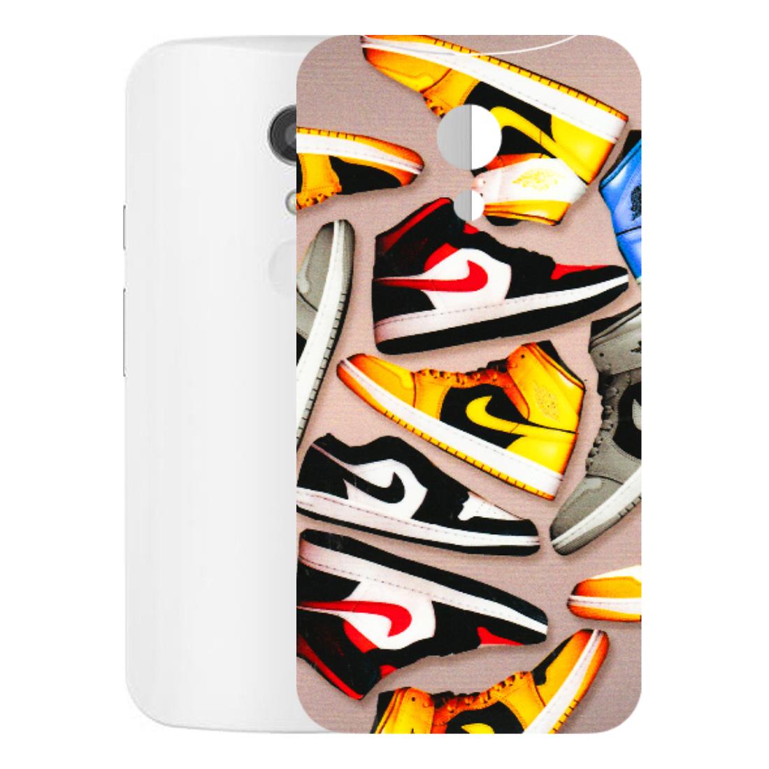 Motorola Phone Skins (All Models) - Sneaker Lover - 3D Embossed Finish (L-135) Motorola Moto G2