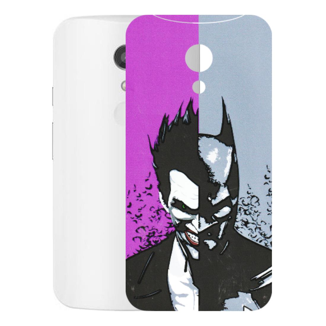 Motorola Phone Skins (All Models) - Batman & Joker - 3D Embossed Finish (L-143) Motorola Moto G2
