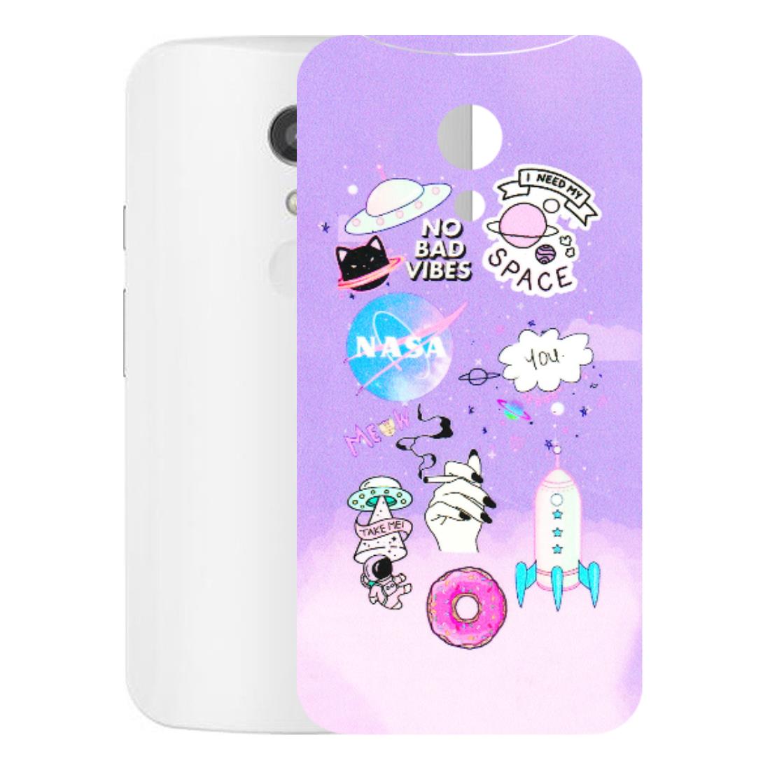 Motorola Phone Skins (All Models) - I Need My Nasa Skin - 3D Embossed Finish (L-149) Motorola Moto G2