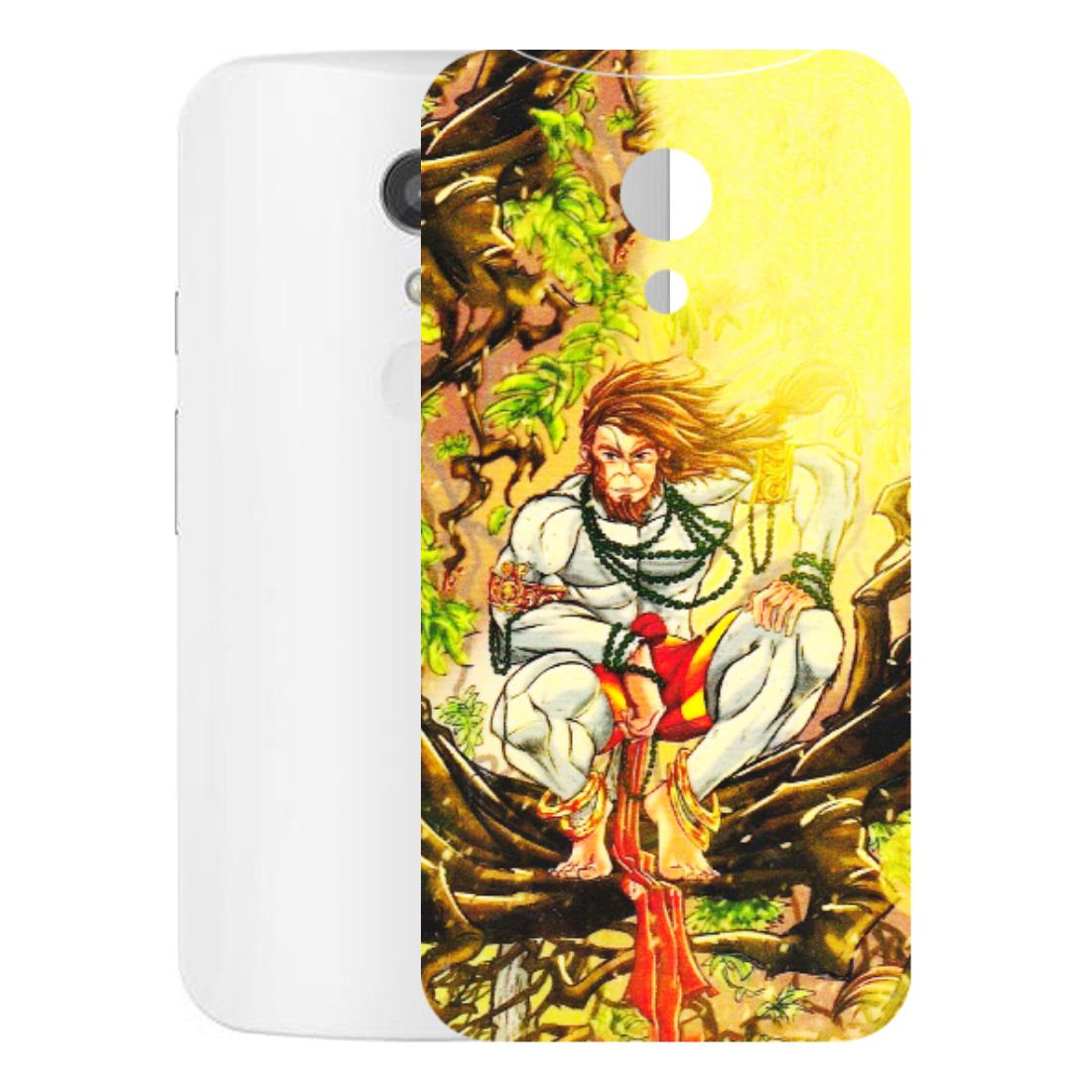Motorola Phone Skins (All Models) - Lord Hanuman - 3D Embossed Finish (L-152) Motorola Moto G2