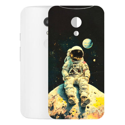 Motorola Phone Skins (All Models) - Astronaut in Space - 3D Embossed Finish (L-16) Motorola Moto G2