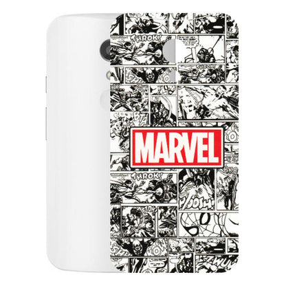 Motorola Phone Skins (All Models) - Marvel Comic - 3D Embossed Finish (L-171) Motorola Moto G2