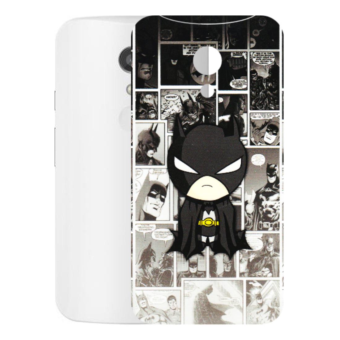Motorola Phone Skins (All Models) - Toon Batman - 3D Embossed Finish (L-182) Motorola Moto G2