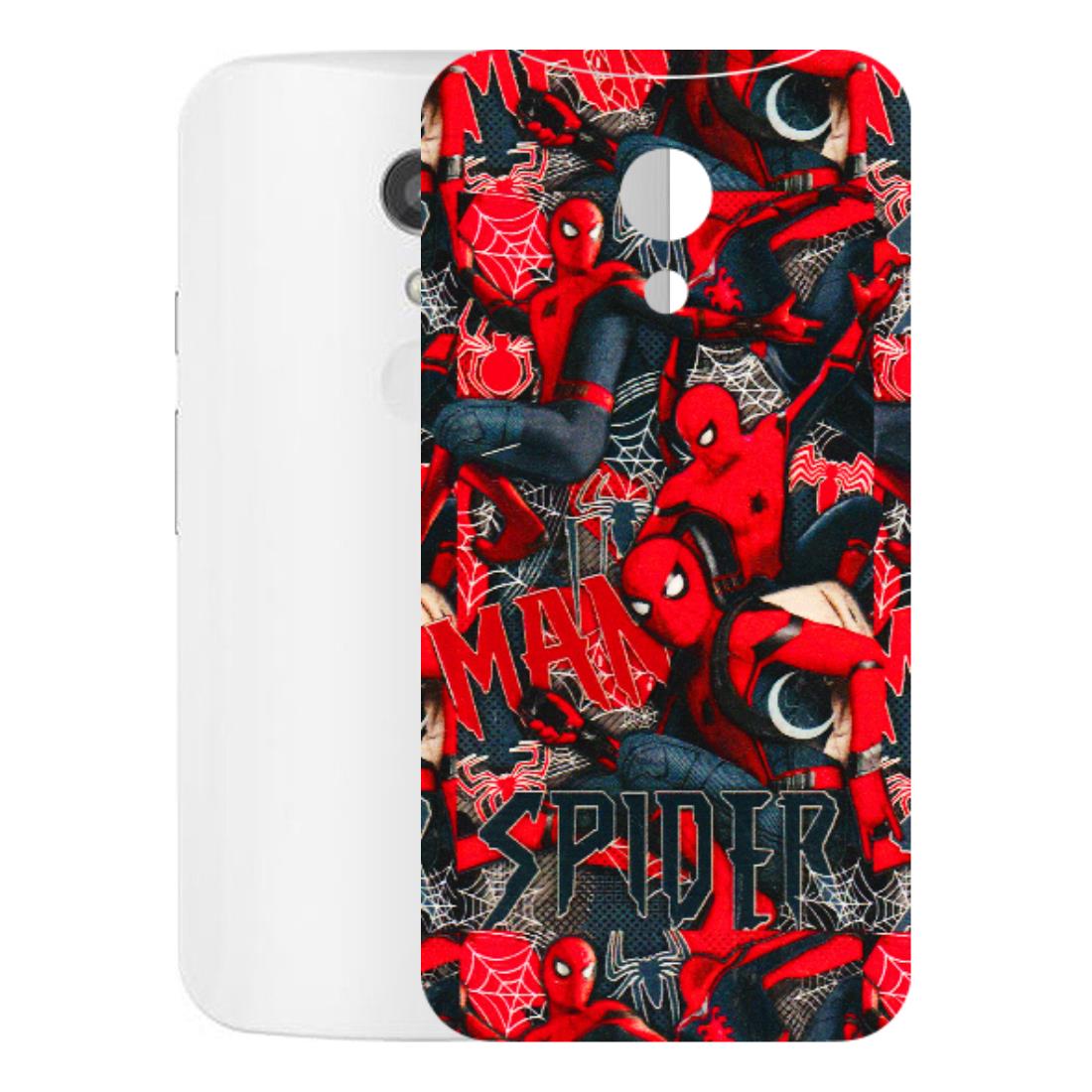 Motorola Phone Skins (All Models) - SpiderMan Cool - 3D Embossed Finish (L-188) Motorola Moto G2