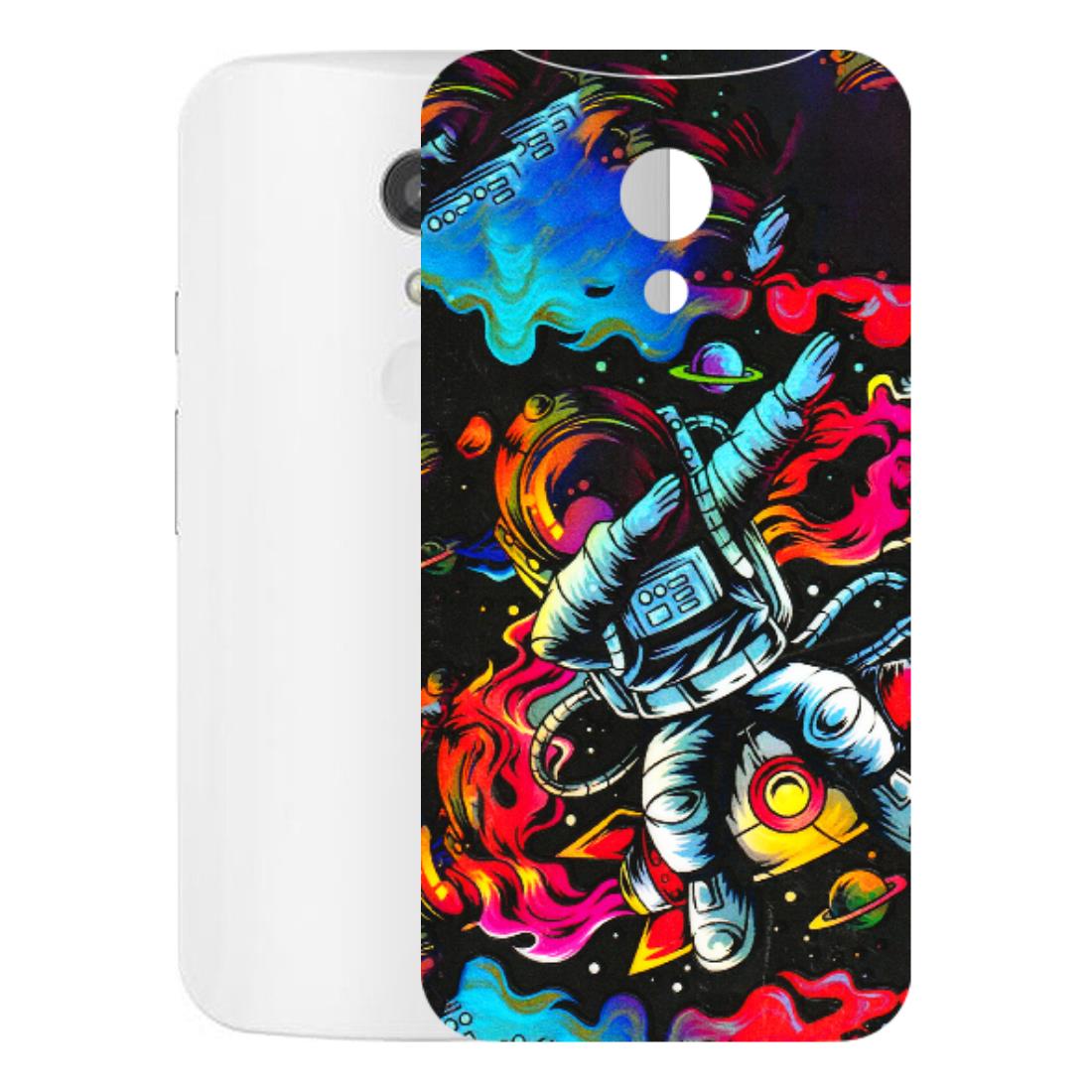 Motorola Phone Skins (All Models) - Astronaut Dope - 3D Embossed Finish (L-191) Motorola Moto G2