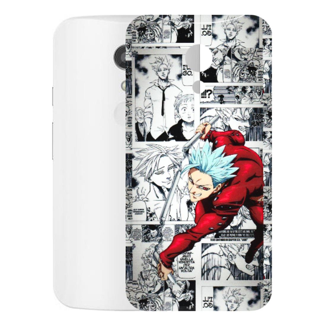 Motorola Phone Skins (All Models) - Anime Comic - 3D Embossed Finish (L-192) Motorola Moto G2