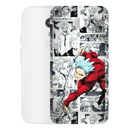 Motorola Phone Skins (All Models) - Anime Comic - 3D Embossed Finish (L-192) Motorola Moto G2