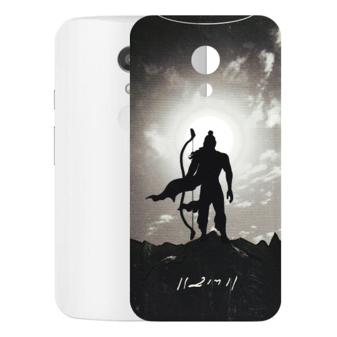 Motorola Phone Skins (All Models) - Jai Siya Ram - 3D Embossed Finish (L-200) Motorola Moto G2