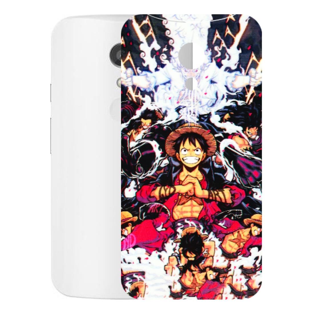 Motorola Phone Skins (All Models) - Luffy Anime Character - 3D Embossed Finish (L-203) Motorola Moto G2