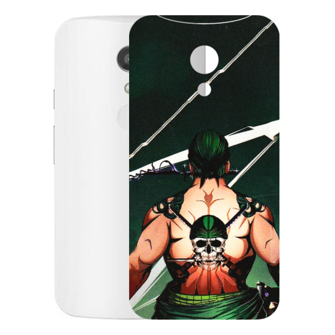 Motorola Phone Skins (All Models) - Zoro Anime - 3D Embossed Finish (L-23) Motorola Moto G2