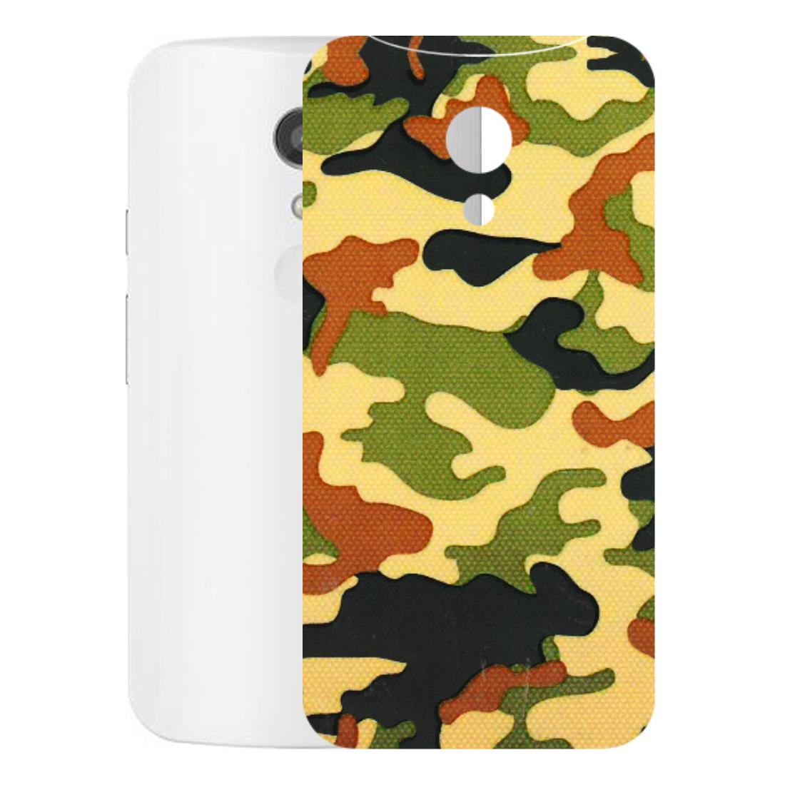 Motorola Phone Skins (All Models) - Indian Military - 3D Embossed Finish (L-234) Motorola Moto G2