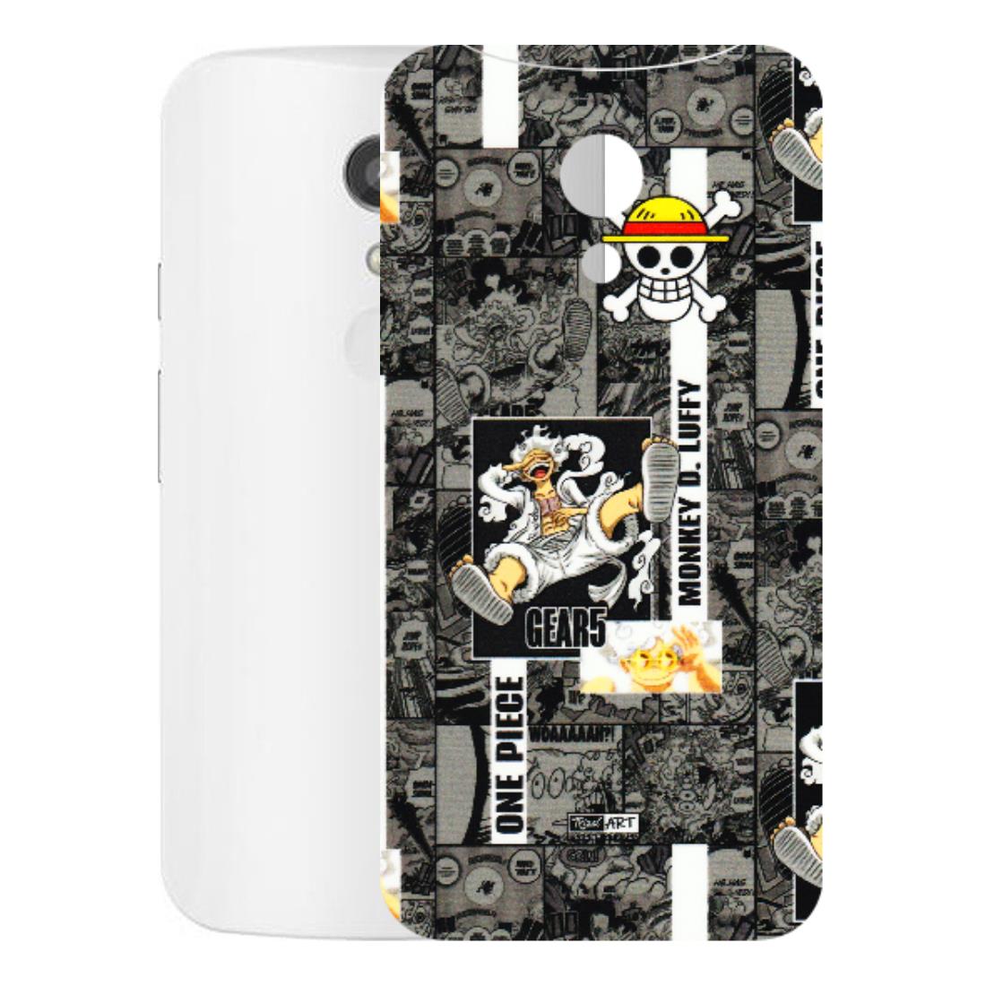 Motorola Phone Skins (All Models) - Cuffy Anime MonkeyCamic - 3D Embossed Finish (L-242) Motorola Moto G2