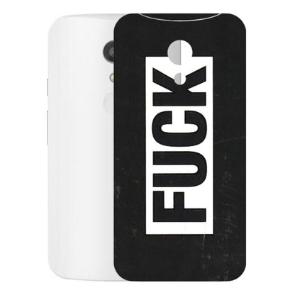 Motorola Phone Skins (All Models) - The F Word - 3D Embossed Finish (L-255) Motorola Moto G2